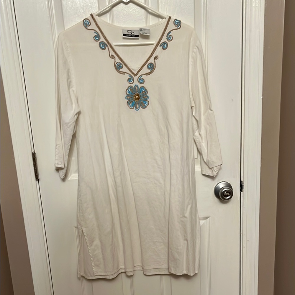 Beaded Beach Coverup